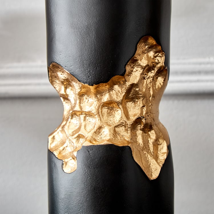 Royale Zion Metal Pillar Candle Holder - Small