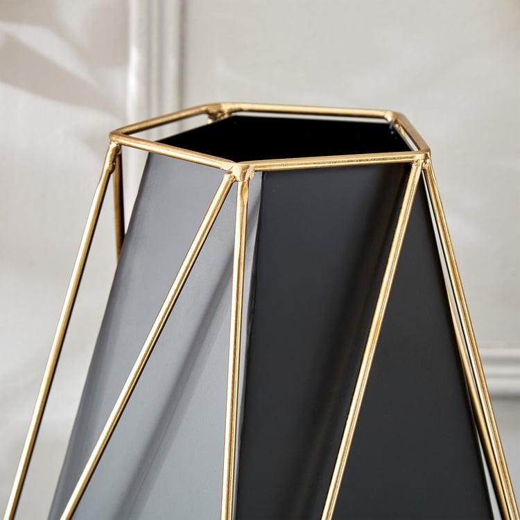 Royale Zion Metal Vase - Large