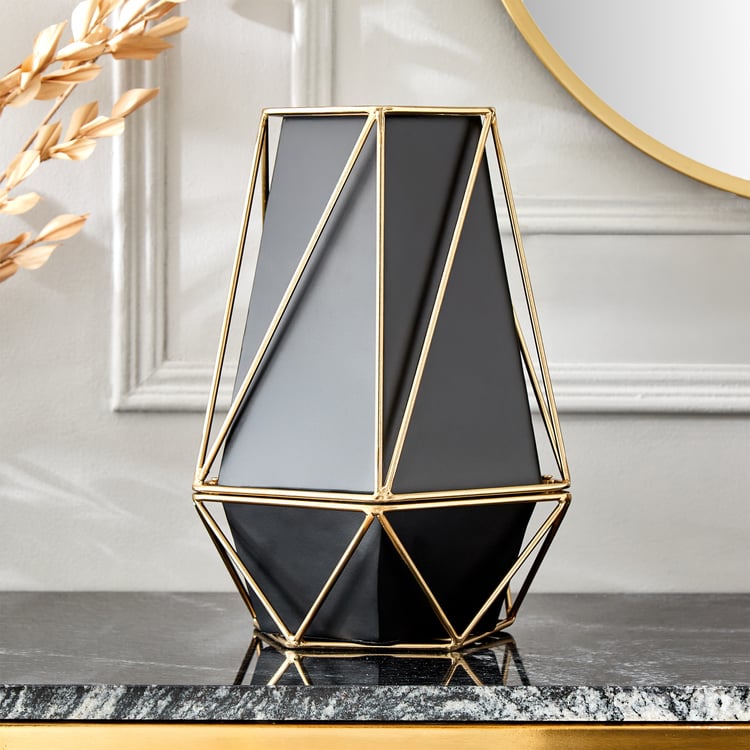 Royale Zion Metal Vase - Small