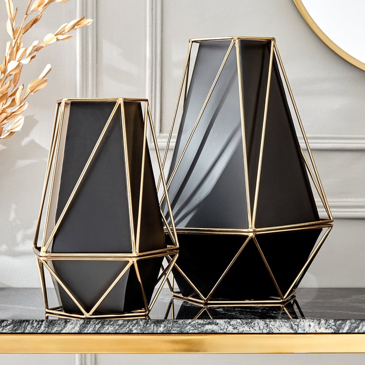 Royale Zion Metal Vase - Small