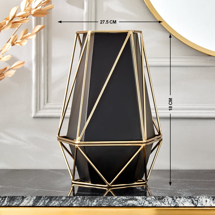 Royale Zion Metal Vase - Small