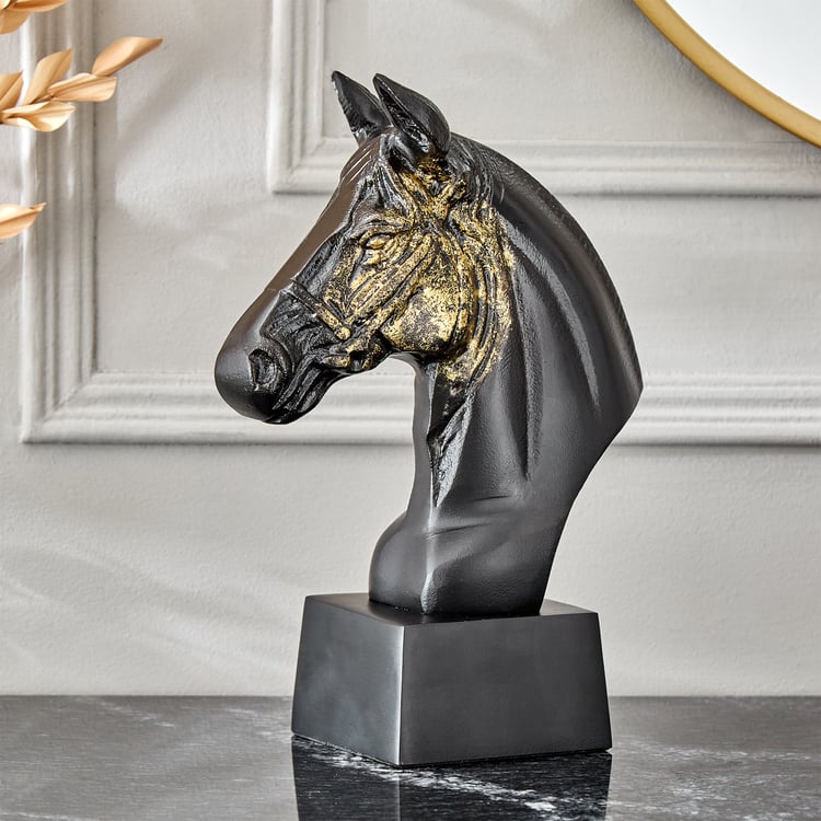 Royale Zion Metal Horse Head Figurine