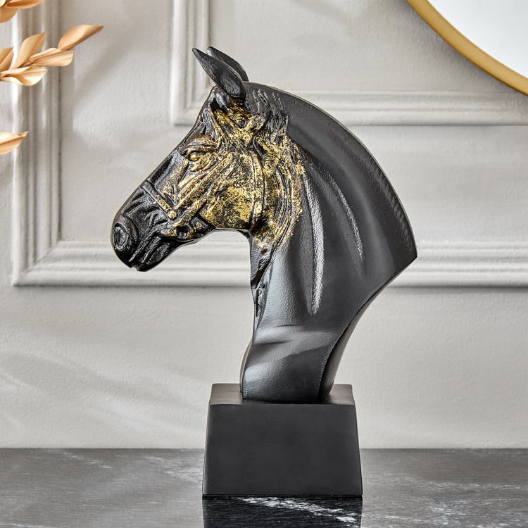 Royale Zion Metal Horse Head Figurine
