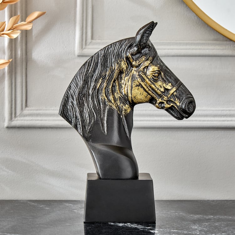 Royale Zion Metal Horse Head Figurine