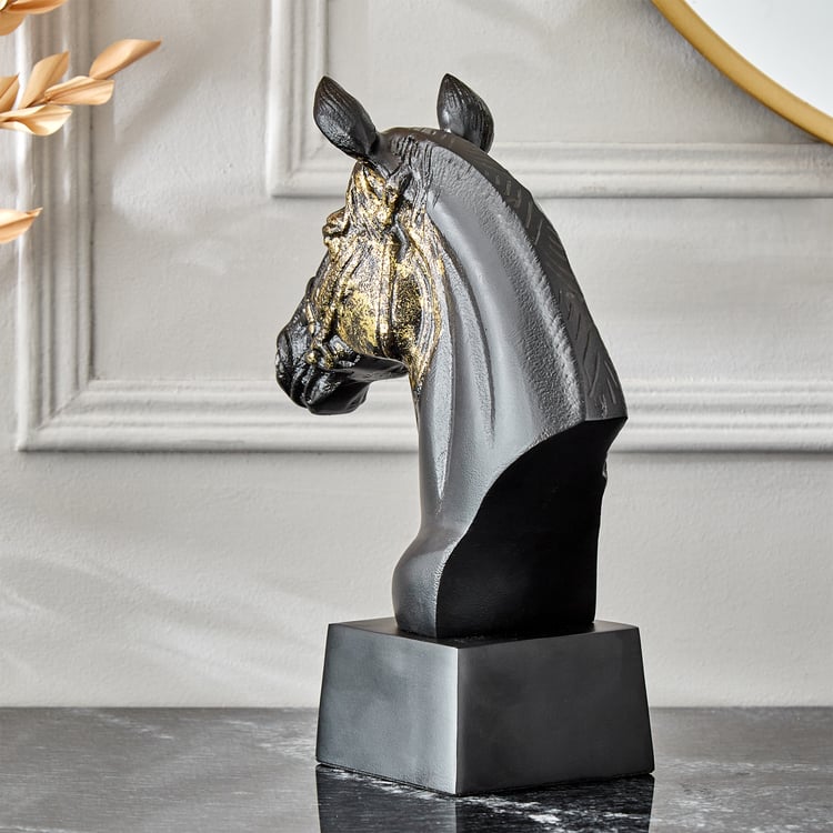 Royale Zion Metal Horse Head Figurine