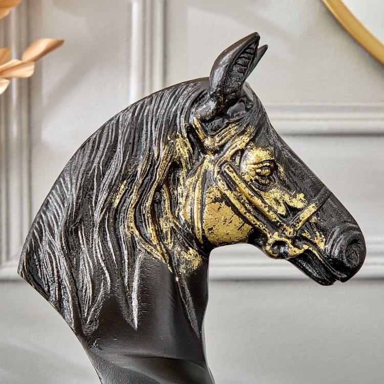 Royale Zion Metal Horse Head Figurine