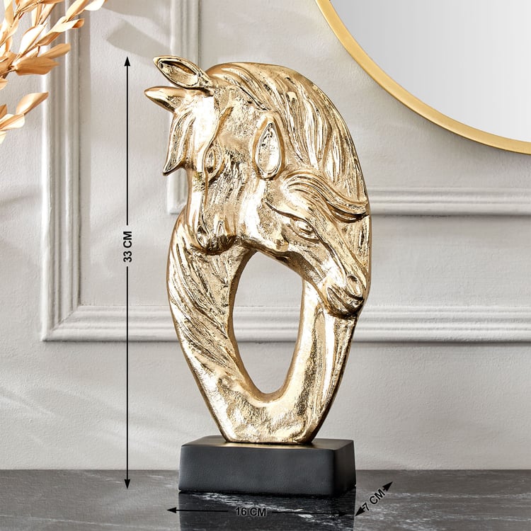 Royale Zion Metal Horse Figurine