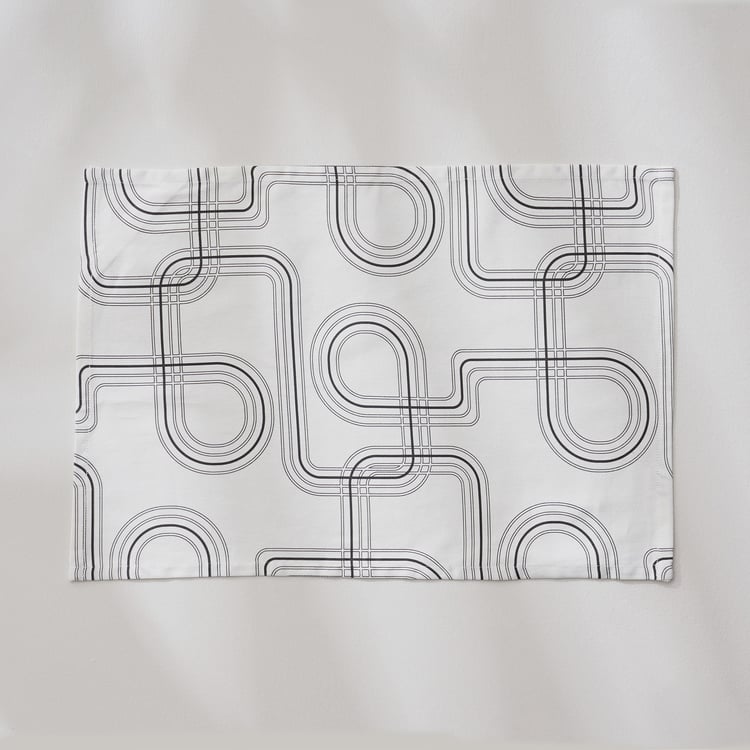 Drake Monochrome Set of 2 Cotton Table Napkins