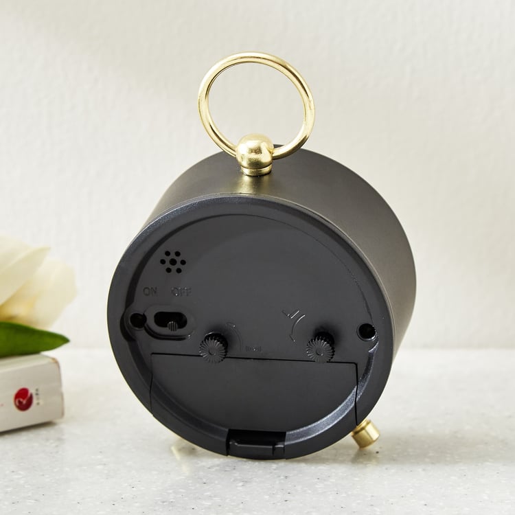 Casablanca Gloss Glass Roman Table Clock - 8x4x11.5cm