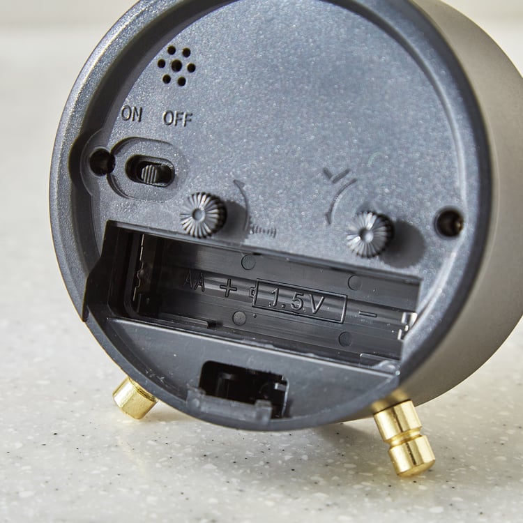 Casablanca Gloss Glass Roman Table Clock - 8x4x11.5cm