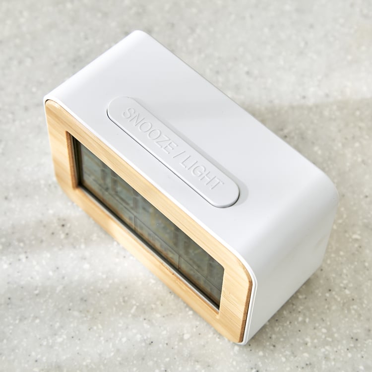 Casablanca Gloss Digital Table Clock - 11x5x7.5cm