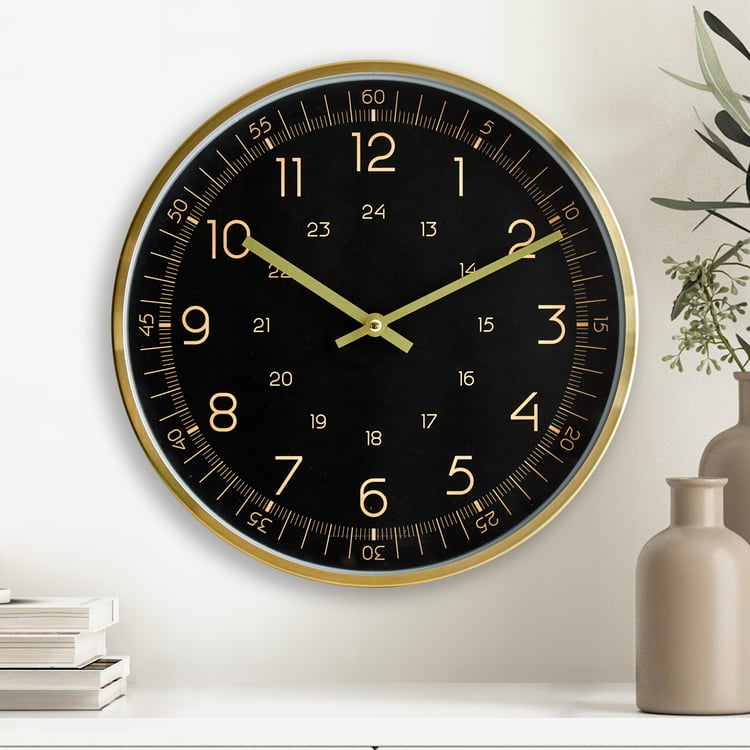 Casablanca Luxe Metal Wall Clock - 30cm