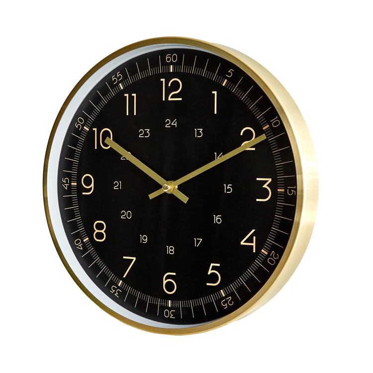 Casablanca Luxe Metal Wall Clock - 30cm