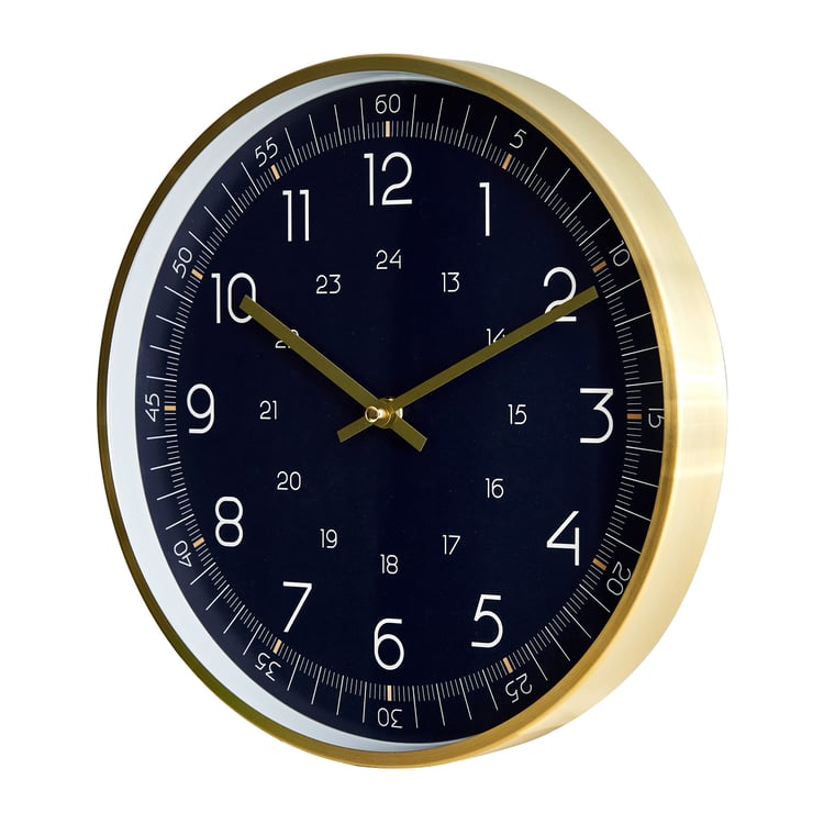 Casablanca Luxe Metal Wall Clock - 30cm