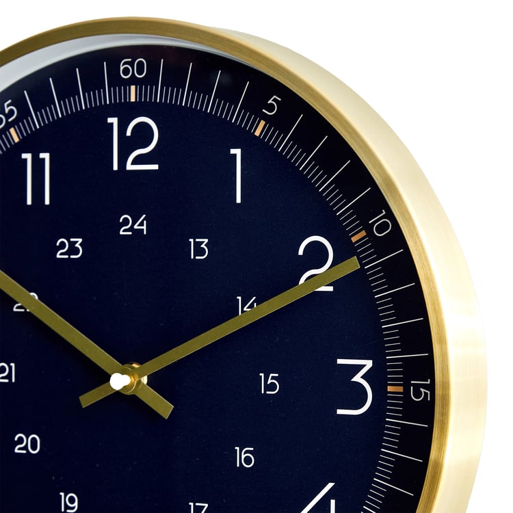 Casablanca Luxe Metal Wall Clock - 30cm