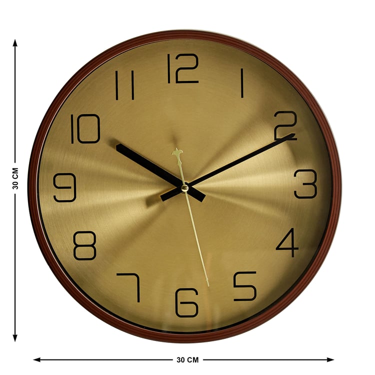 Casablanca Luxe Metal Wall Clock - 30cm