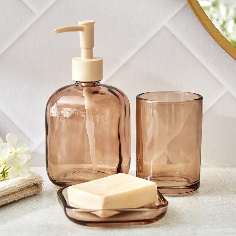 Nova Natural Tranquil Wisteria Glass Soap Dish