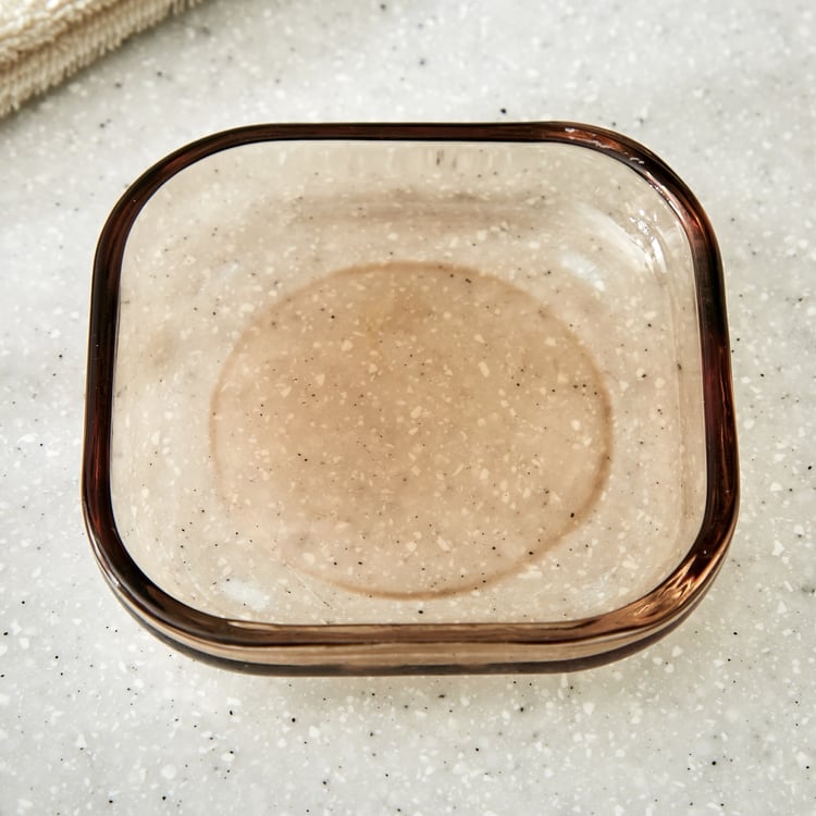 Nova Natural Tranquil Wisteria Glass Soap Dish