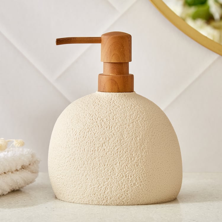 Nova Natural Tranquil Acorn Polyresin Soap Dispenser - 410ml