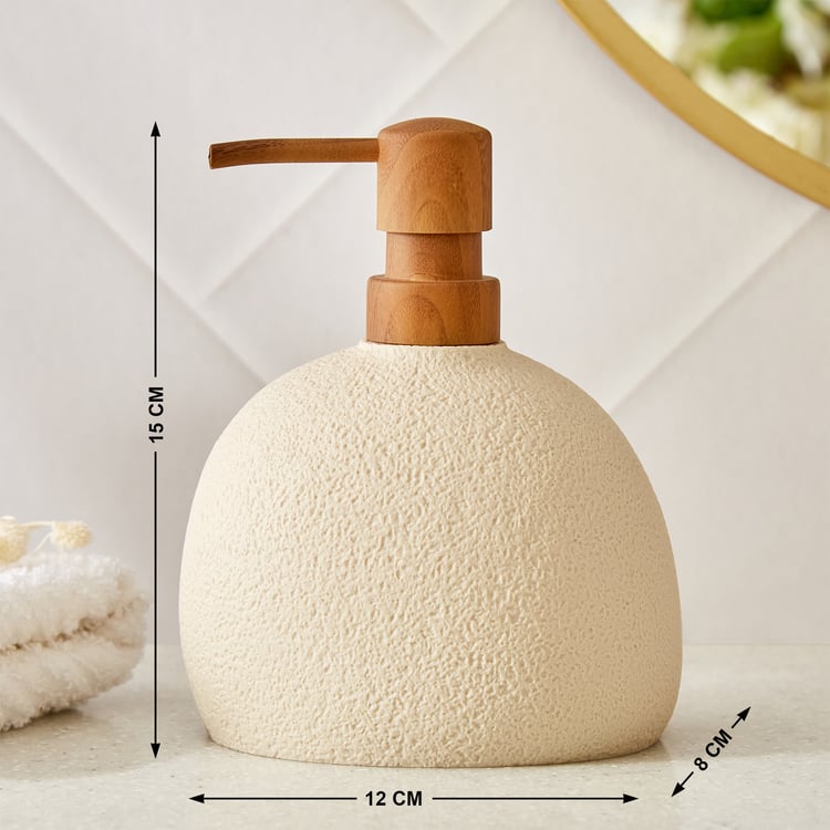 Nova Natural Tranquil Acorn Polyresin Soap Dispenser - 410ml