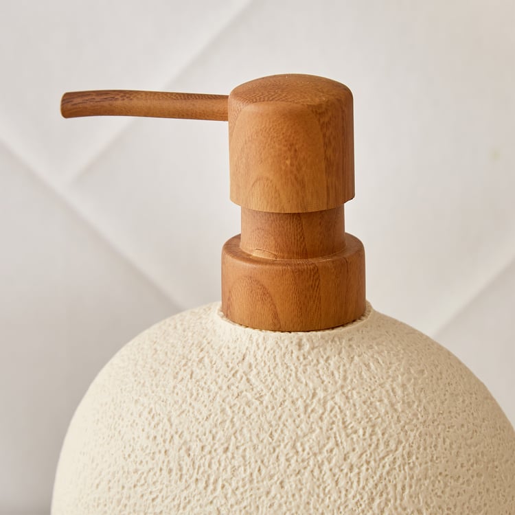 Nova Natural Tranquil Acorn Polyresin Soap Dispenser - 410ml
