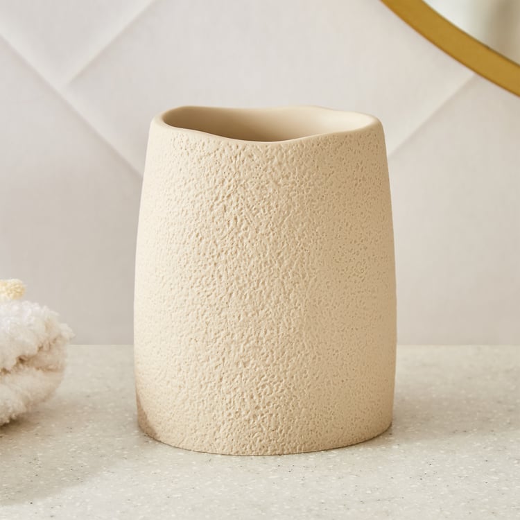 Nova Natural Tranquil Acorn Polyresin Tooth Brush Holder