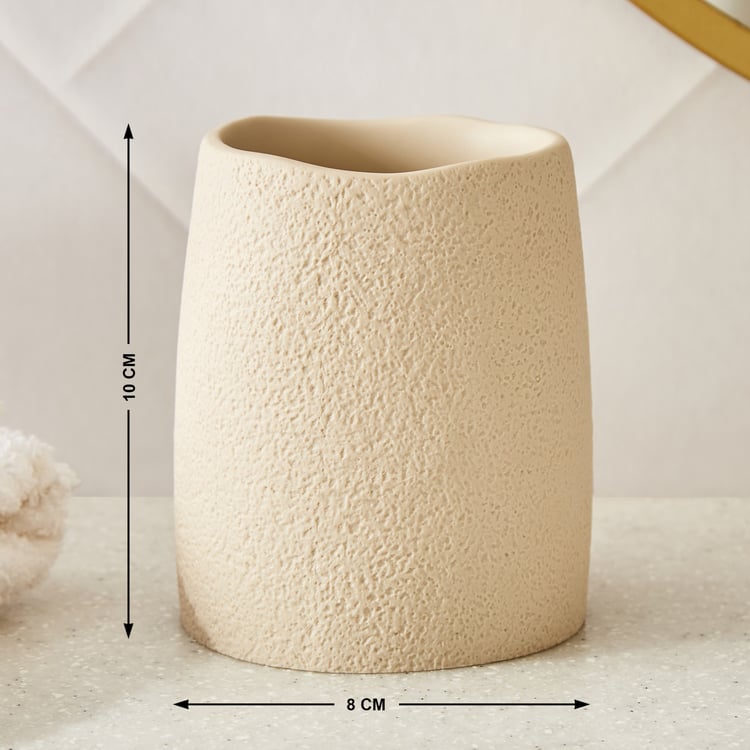 Nova Natural Tranquil Acorn Polyresin Tooth Brush Holder
