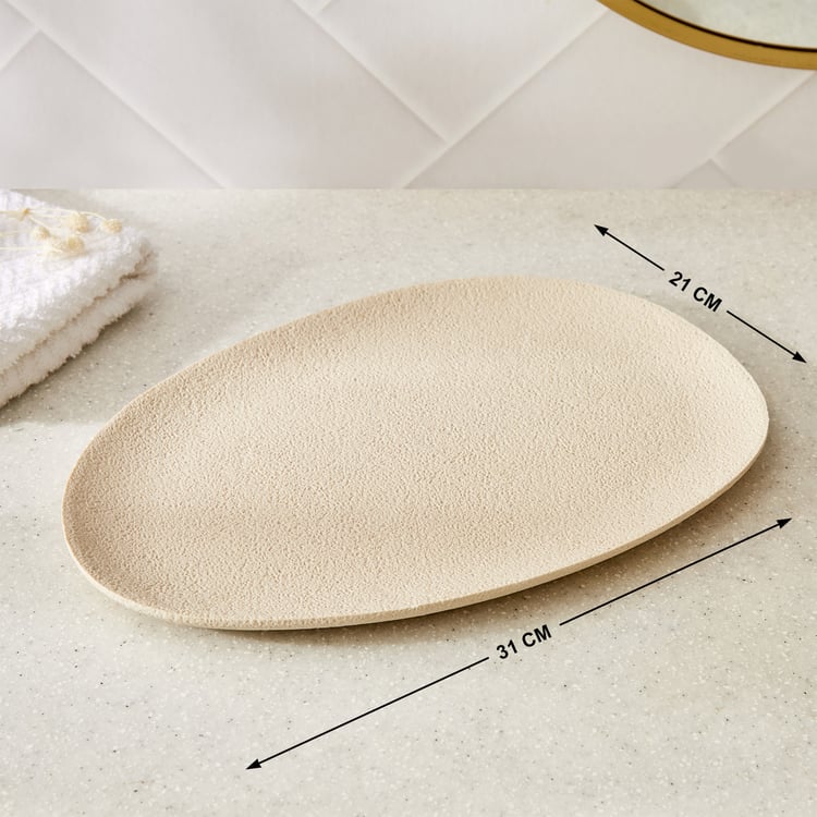 Nova Natural Tranquil Acorn Polyresin Tray