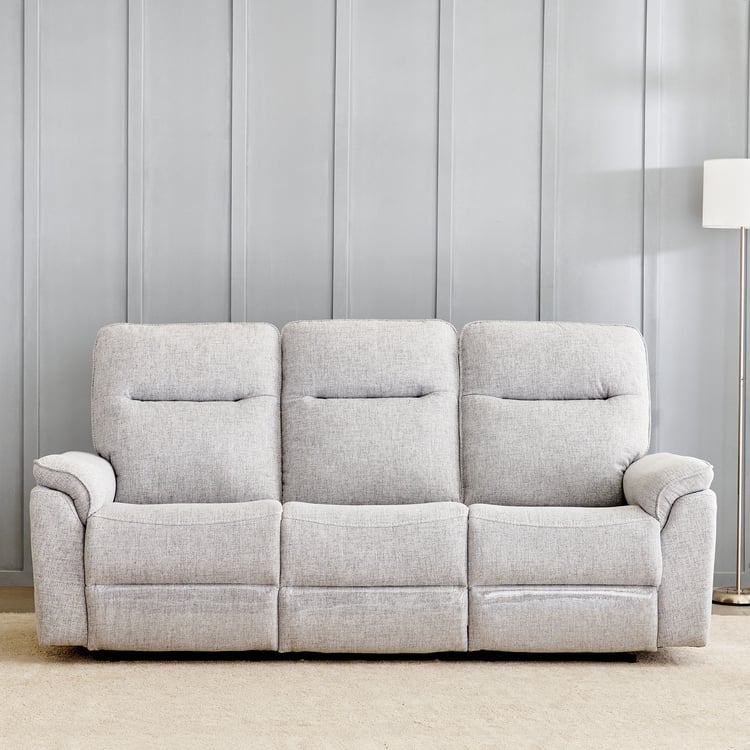 Artise Fabric 3-Seater Recliner - Grey