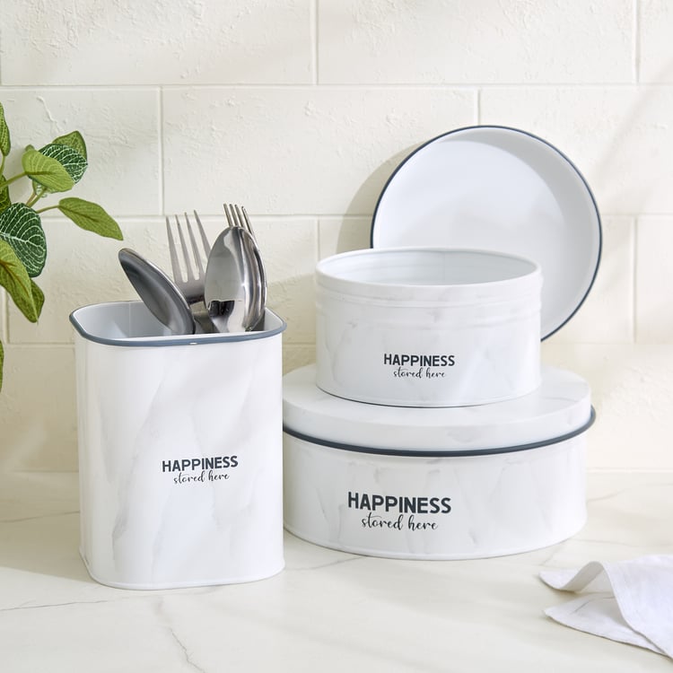 Bakers Pride Safira Metal Cutlery Holder