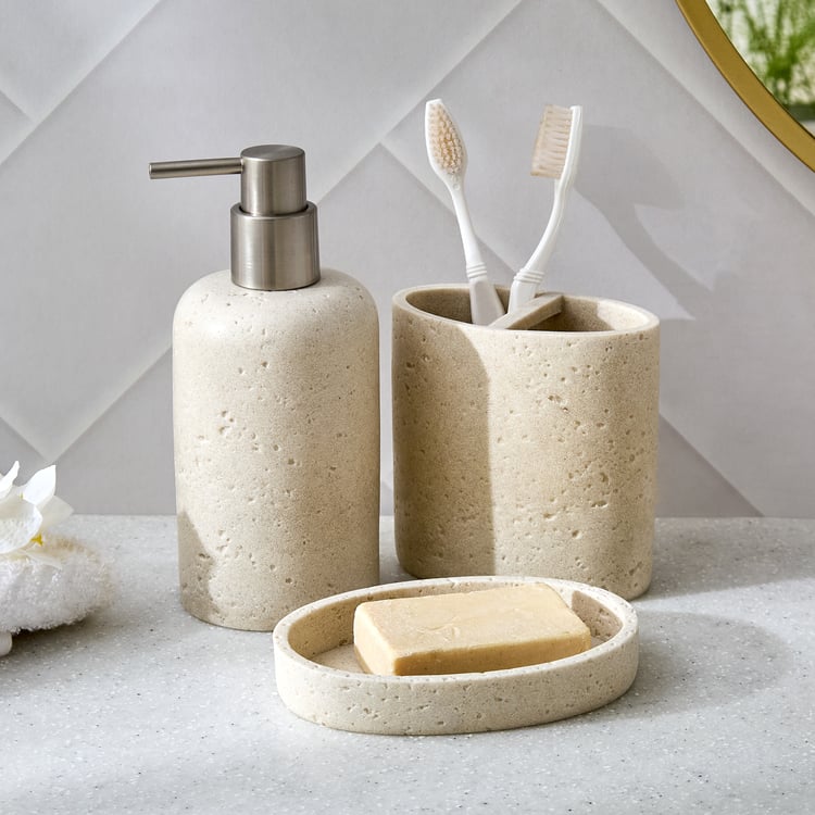 Senegal Venice Polyresin Tooth Brush Holder