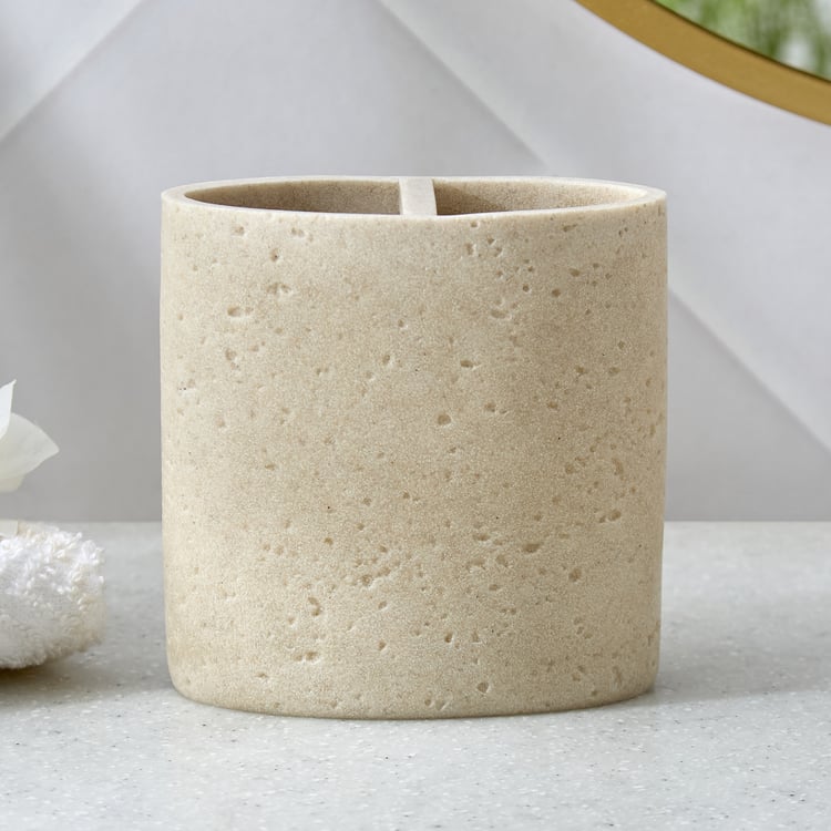 Senegal Venice Polyresin Tooth Brush Holder
