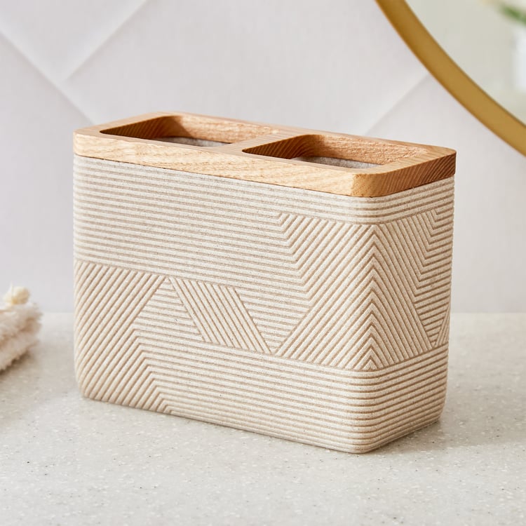 Senegal Gaze Polyresin Tooth Brush Holder