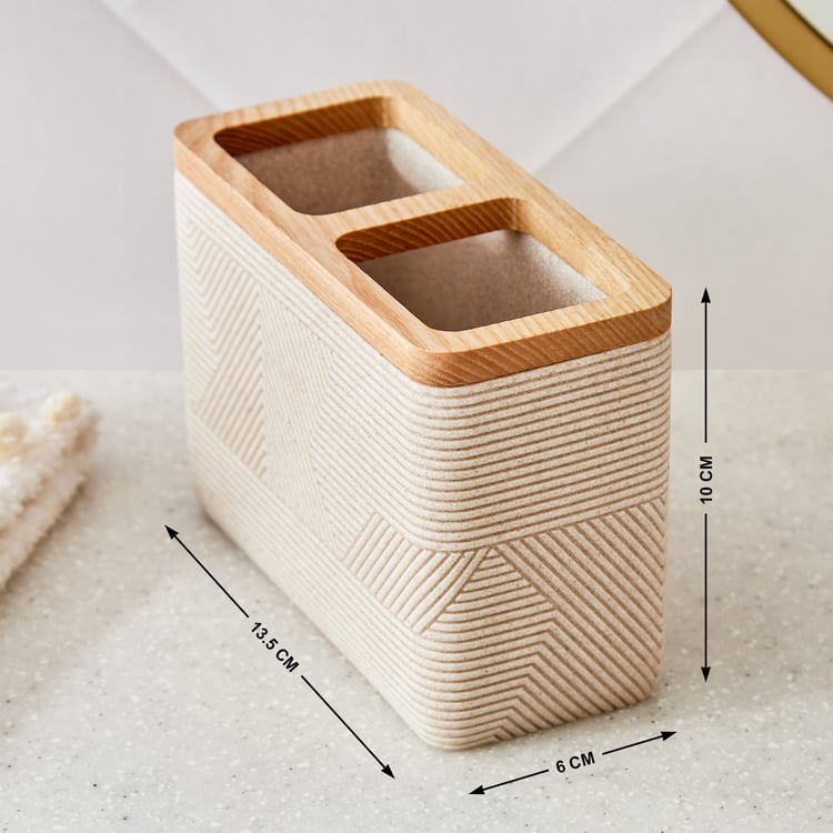 Senegal Gaze Polyresin Tooth Brush Holder