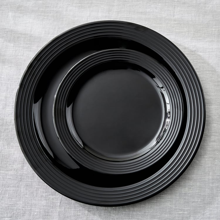 Meadows Monochrme Rio Melamine Dinner Plate - 26cm