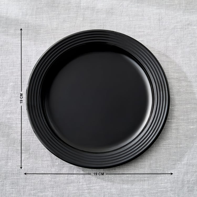 Meadows Monochrme Rio Melamine Side Plate - 19cm