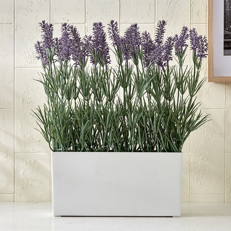 Gloria Floral Artificial Lavender Plant in Pot