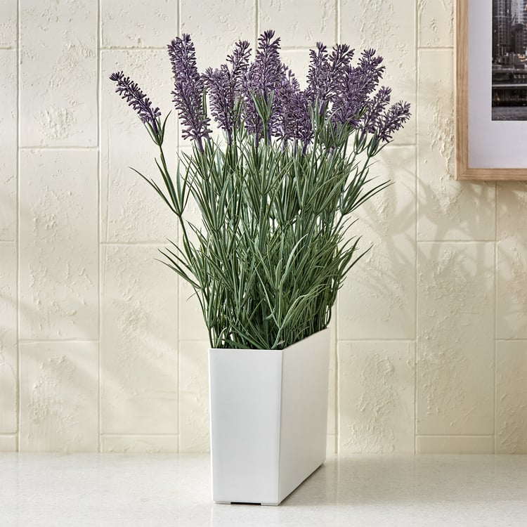 Gloria Floral Artificial Lavender Plant in Pot