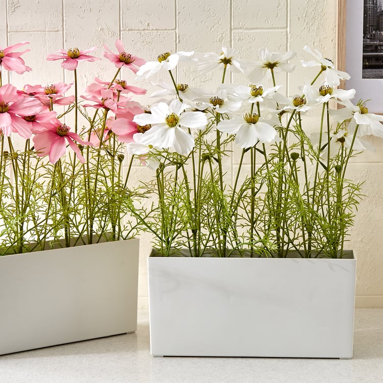 Gloria Flora Artificial Cosmos Plant in Pot