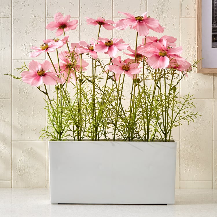 Gloria Flora Artificial Cosmos Plant in Pot