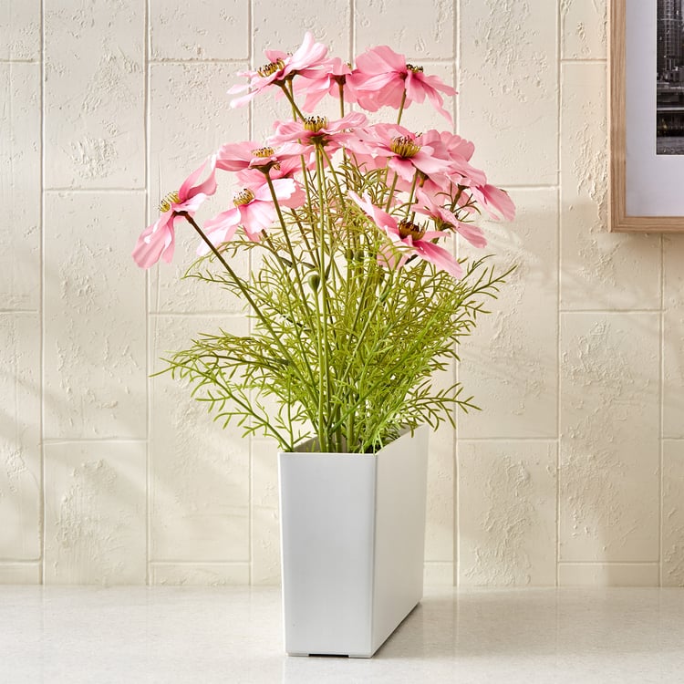 Gloria Flora Artificial Cosmos Plant in Pot