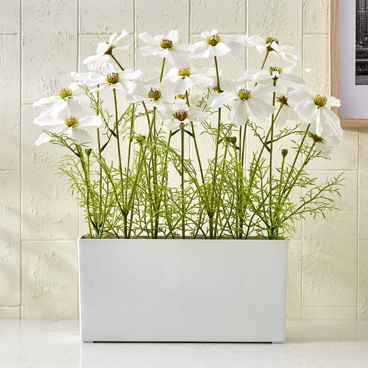 Gloria Floral Artificial Cosmos Plant in Pot