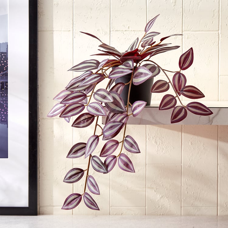 Gloria Vine Artificial Wondering Jew Plant in Pot
