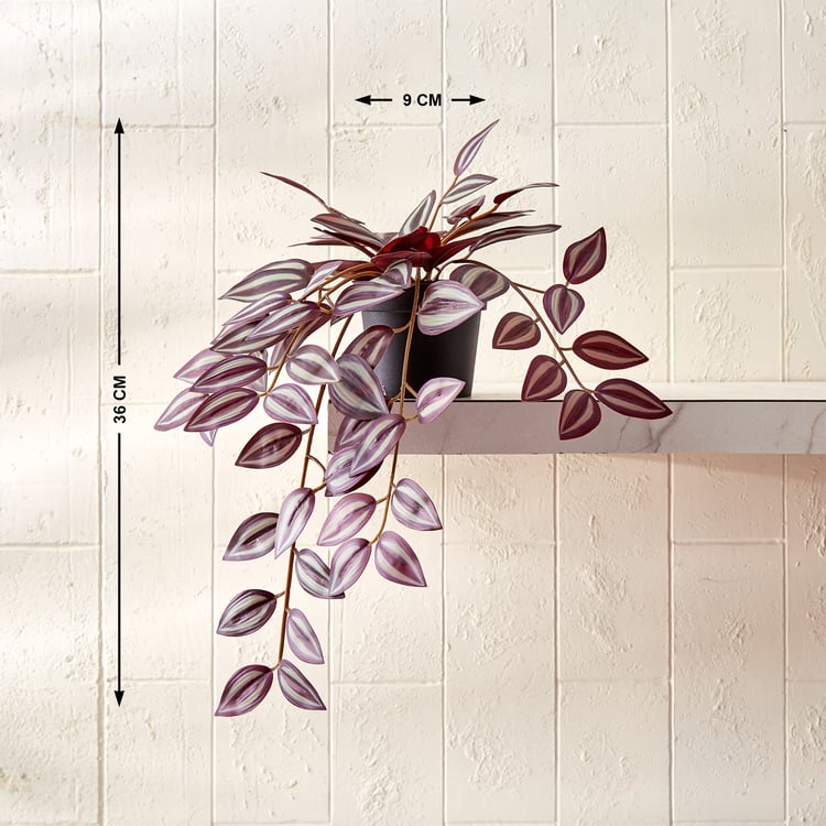 Gloria Vine Artificial Wondering Jew Plant in Pot