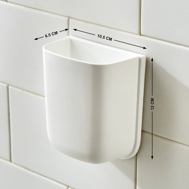 Orion Medallion Polypropylene Adhesive Tooth Brush Holder