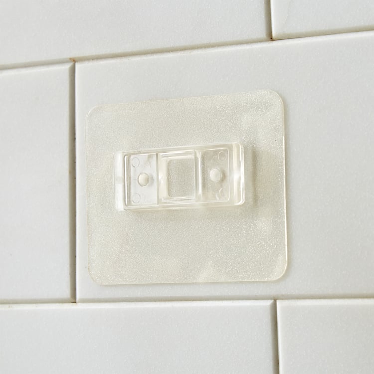 Orion Medallion Polypropylene Adhesive Tooth Brush Holder