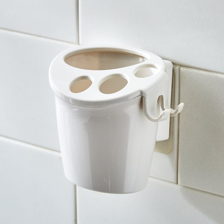 Orion Medallion Adhesive Tooth Brush Holder