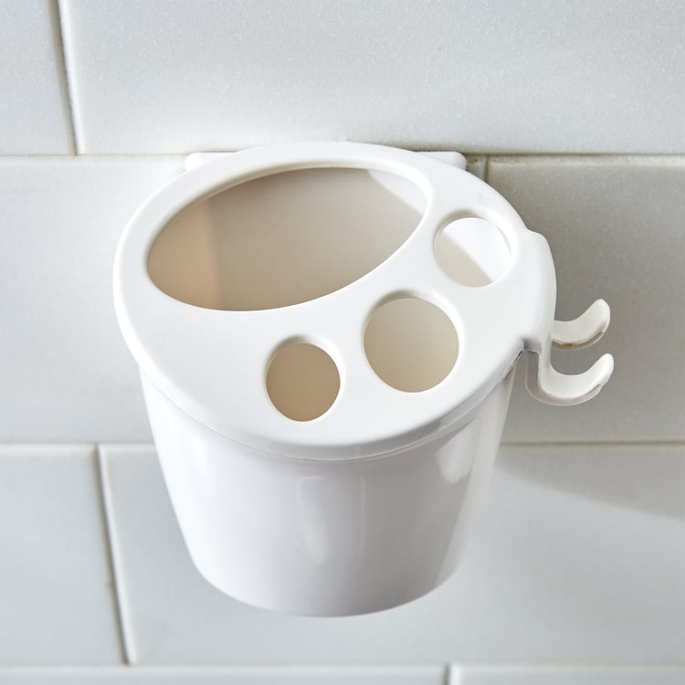 Orion Medallion Adhesive Tooth Brush Holder