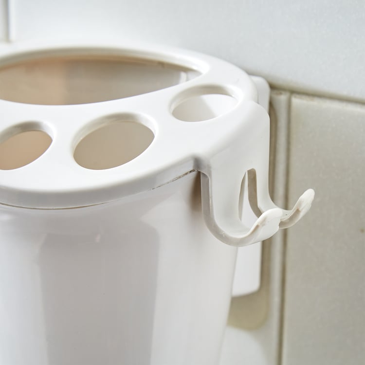 Orion Medallion Adhesive Tooth Brush Holder