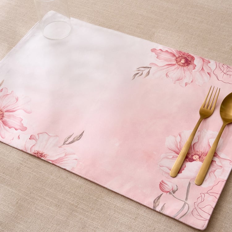 Alora Blush Serenity Printed Reversible Placemat